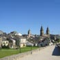 Lugo: nous arrivons et sommes de suite  cheminer sur la muraille!Nous rentrons dans la cit par la Porte de San Pedro, une des dix portes de la ville tout comme le roi Alphonso II le Chaste en 829.