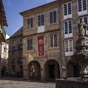 La petite place Praza do Compo prside par une fontaine, et qui, au Moyen Age, accueillait le march.