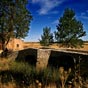 Pont enjambant le Rio Valderaduey avanbt d'atteindre la Virgen del puente