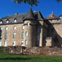 Lacapelle-Marival: La faade sud du chteau
