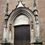 Eauze: Le portail de la cathdrale Saint-Luperc