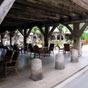La clbre place  couverts (Place du Marchal Leclerc).