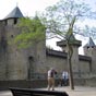 Se faire photographier dans la cit mdievale de Carcassonne demeure...un grand classique.