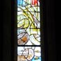 Larressingle: Vitrail de l'glise Saint-Sigismond