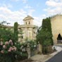 Voici runis sur une mme photo les 3 monuments chers aux Castelnonois, : Le monument aux morts, le clocher de l'glise et la tour.