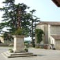 La place du village de Marsolan.