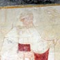 Fresque sur les murs de l'glise.