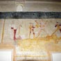 Fresque sur les murs de l'glise.