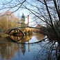 Aixe-sur-Vienne : Vieux pont et passerelle d'aujourd'hui.