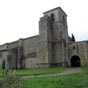 Tarrueza localis 3,3 km aprs notre dpart: l'glise forteresse Santa Cecilia