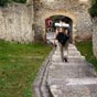 Nous atteignons le coeur de la cit de Laredo par un escalier aux marches interminables...