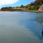 Ribadesella: la jete et l'estuaire