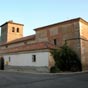 Villamoros de Mansilla que nous atteignons 1h aptrs notre dpart de Mansilla (4km): l'iglesia de San Esteban