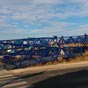 Pour enjamber la route et la voie rapide  l'entre de Leon, un pont a t mis en place pour les plerins...