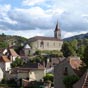 Le village de Cabrerets avec son glise Saint-Pierre en position dominante! 
