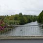 Pour accder au centre ville, nous empruntons un pont qui enjambe l'Adour...