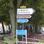 Le chemin de Saint-Jacques figure en bonne place au niveau de la signalitique...