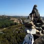 Nous sommes au point cuminant de l'tape: le Punto Alto localis  1515 m d'altitude 