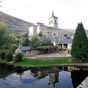 Molinaseca est localis  590 m d'altitude c'est dire combien nous sommes descendus depuis ce matin. Cette petite cit est bien agrable avec  son glise San Nicolas du XVIIe sicle .