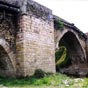 Lorsque nous arrivons  Ponferrada: le pont Mascaron