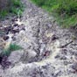 Le chemin dtremp par la pluie et emprunt aprs notre dpart de Montcuq n'est pas une sincure....