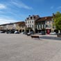 Marciac : c'est en 1298 que cette bastide fut fonde e partage entre le compte de Pardiac, Etienne de Lupp, abb des prmontrs de la Case-Dieu et le roi de France Philippe le Bel reprsent par le conntable Guichard de Marciac, dont elle prit le nom.