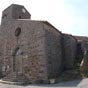 Nous sommes  Usclas-du-Bosc...L'glise Saint-Gilles a une abside du XIIe sicle, un clocher du XIVe sicle...