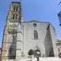 Notre dpart vers La Romieu  partir de la cathdrale Saint-Gervais-Saint Protais