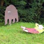 Charmant clin d'oeil  l'ours des Pyrnes...