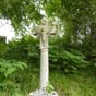 Le calvaire de Gatzetaburu  double face exhibe le Christ d'un ct de la croix et la Vierge de l'autre.