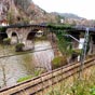 Penaflor: Le pont sur le rio Nalon fut construit au XVIe sicle mais il ne fait aucun doute qu'il a subi bien des remaniements depuis...
