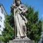 La statue du plerin  Palas de Rei