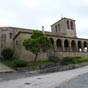 L'glise gothique Santa Eufernia,  nef unique de cinq traves et chevet polygonal.