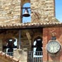 Dtail du clocher-mur de l'glise de Rabanal del Camino...