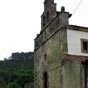 Dtail de faade de l'glise San Pedro...