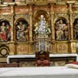 Les quatre vanglistes encadrent Notre Dame de Rocamadour.