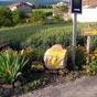 Un accueil sympathique est rserv aux plerins qui traverse Viloria de Rioja...