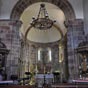 L'intrieur de l'glise   nef unique et  l'abside particulirement soigne... et son abside