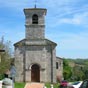 Eglise de Bardigues. Nous sommes  4,4 km de notre arrive  Saint Antoine