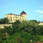 Dpart de Saint Bertrand de Comminges, La cathdrale est superbe, illumine par un radieux soleil matinal...