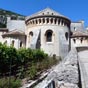 Saint-Guilhem : Chevet de l'glise de l'abbaye de Gellone.
