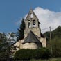 Notre-Dame du Pouech tend sa protection sur le village dOust. Au milieu du sicle dernier, une redoutable pidmie de cholra menaait la population, les habitants sengagrent  btir un sanctuaire  Marie si elle les sauvait de la maladie. Le flau sarrta aux portes de la ville : ldifice fut construit en 1854 et restaur en 1969. Les origines de la chapelle se perdent dans le pass fort lointain et difficile  connatre. La chapelle dlabre fut reconstruite, avec promesse de procession dans les rues de la ville en lhonneur de la Nativit de Notre-Dame. On y vnre toujours la statue en bois polychrome, du XIIIme sicle, de la Vierge assise qui porte lEnfant Jsus sur son genou gauche. Son regard de Mre et sa main droite accueillent le plerin. Une statue de Sainte Catherine et une autre de Sainte Lucie du XIIIme sicle galement, encadrent la Vierge.