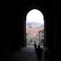 La photo que tous les plerins aiment faire avant de s'lancer sur le chemin lorsqu'ils quittent la cathdrale Notre-Dame!