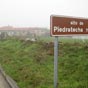 Le col de Piedratecha (796m) est atteint aprs 1h35 (6,3 km) de marche au dpart de Tineo...Le brouillard y est frquent!