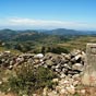 Nous sommes  136 km de Santiago...les bornes ponctuent notre cheminement!